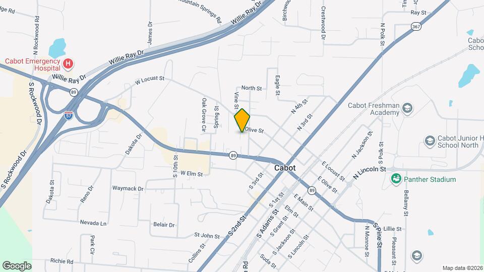 203 N 6th St Map and Location Details