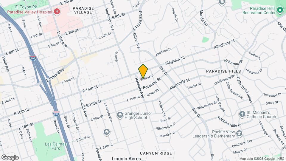 5525 Bolivar St Map and Location Details