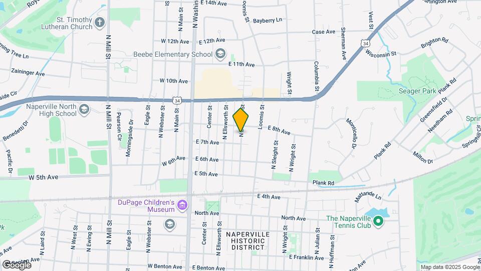 715 N Brainard St Map and Location Details