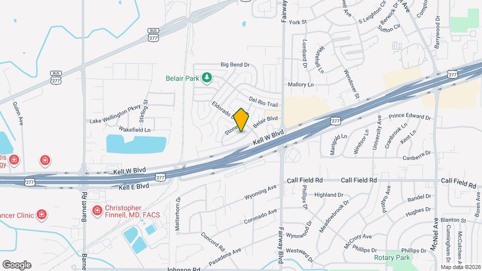 4806 Belair Blvd Mapa y Detalles de la Ubicación
