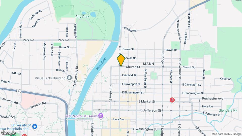 530 N Dubuque St Map and Location Details