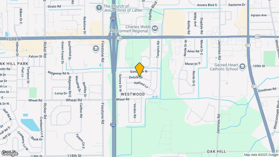 6968 Delisle Dr Map and Location Details