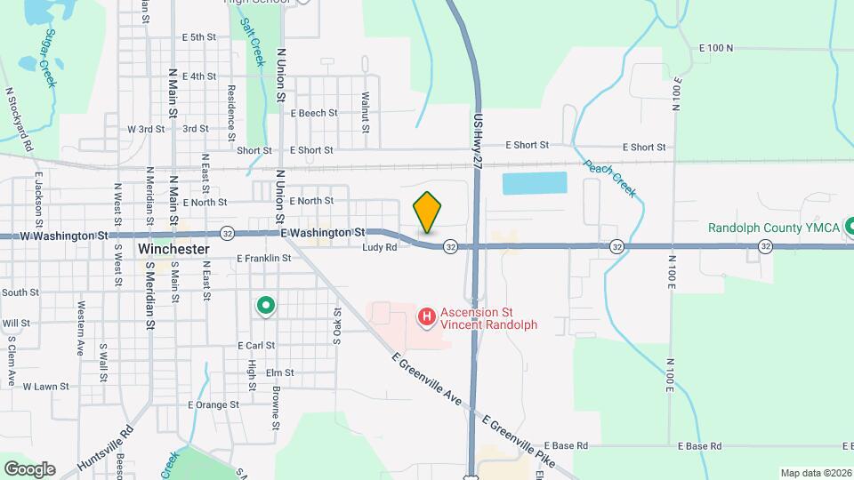 731 E Washington St Map and Location Details