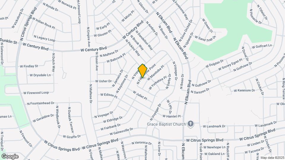 7883 N Fieldstone Point Map and Location Details