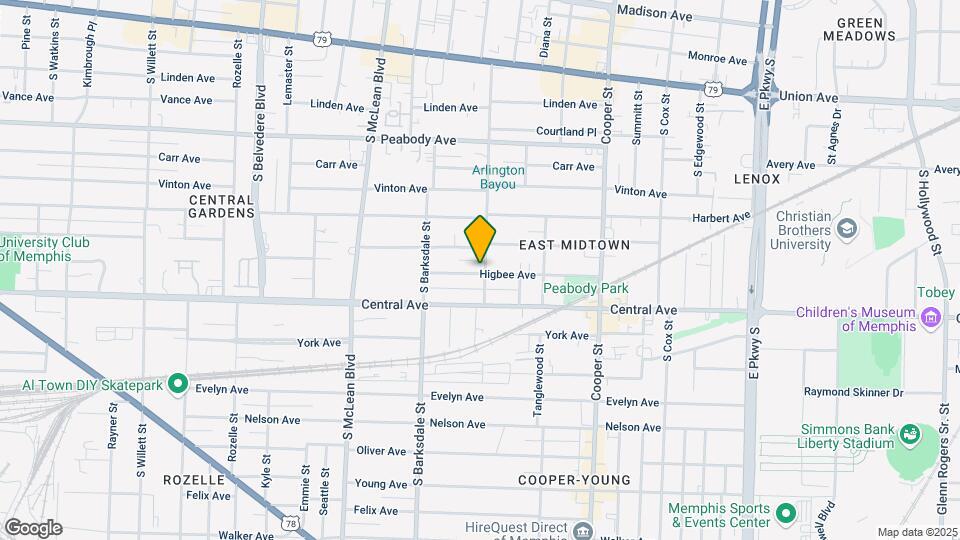 1982 Higbee Ave Map and Location Details