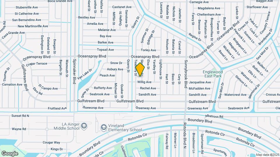 7369 Skycrest St Map and Location Details