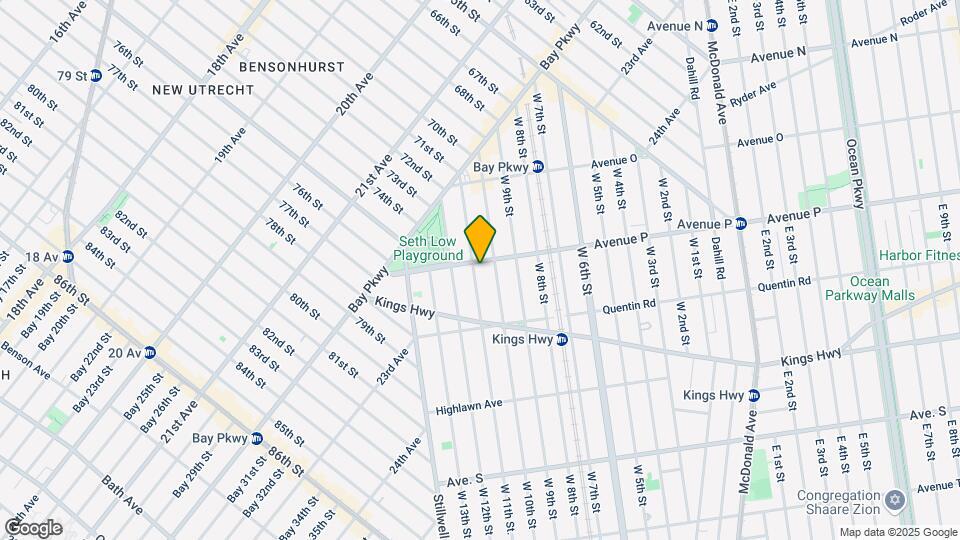106 Avenue P Map and Location Details