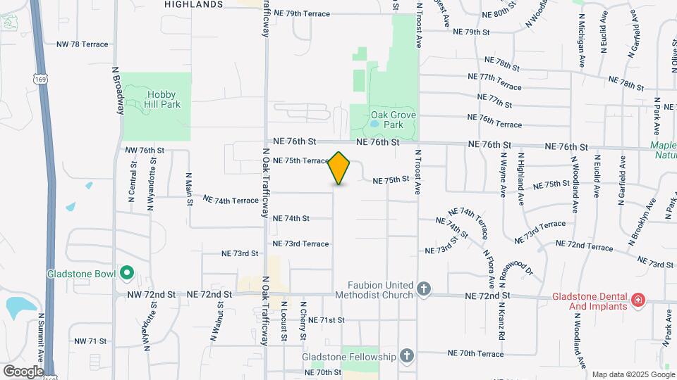 7409 N Holmes St Map and Location Details