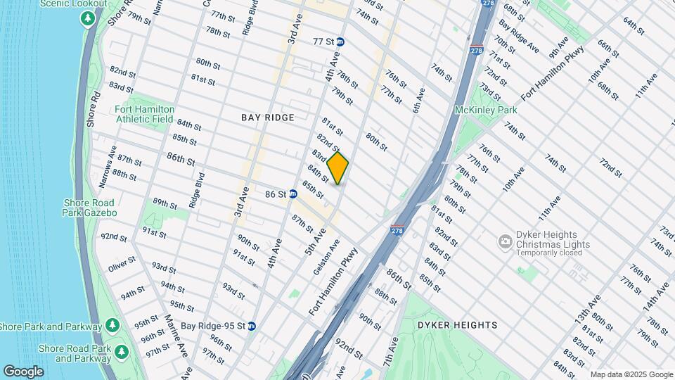484 84th St Map and Location Details