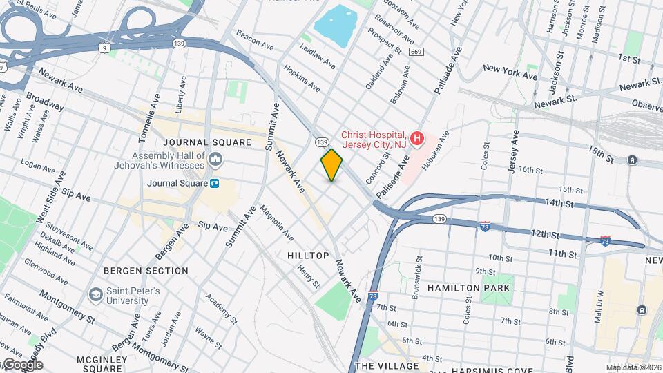 53 Washburn St Map and Location Details