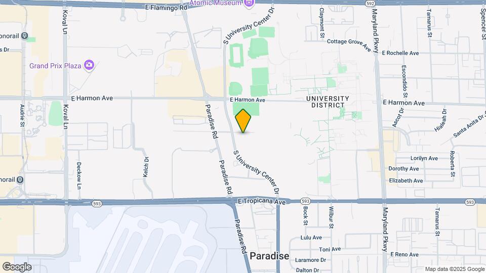 671 E Naples Dr Map and Location Details