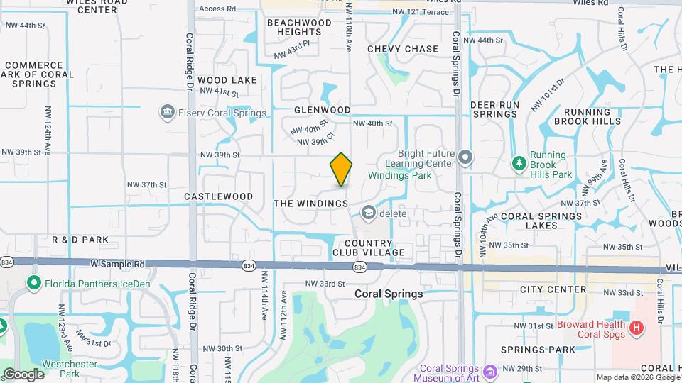 3720 NW 110th Ave Map and Location Details
