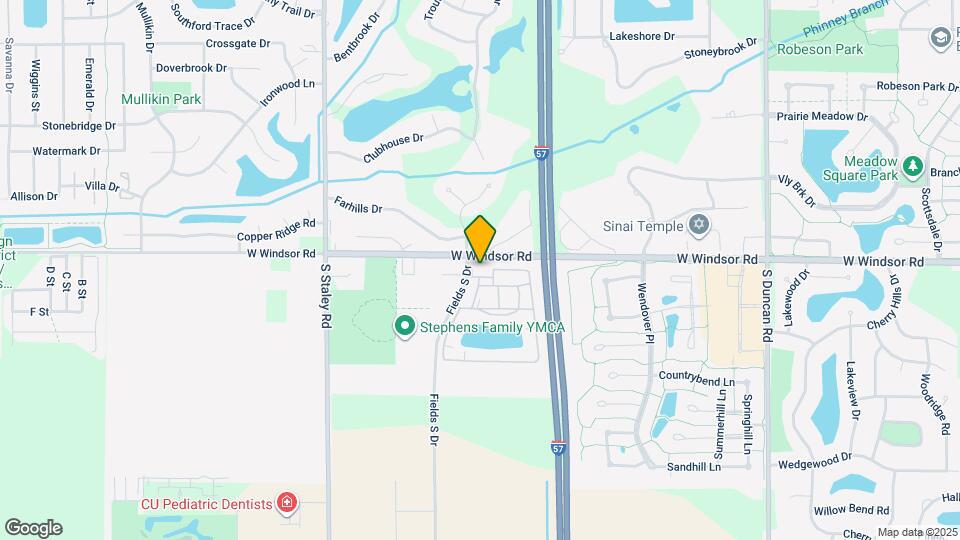 2402 Fields South Dr, Unit Windsor West Apartment Map and Location Details