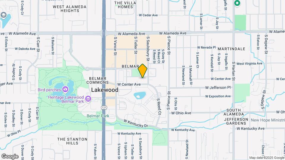 7166 W Custer Ave Map and Location Details