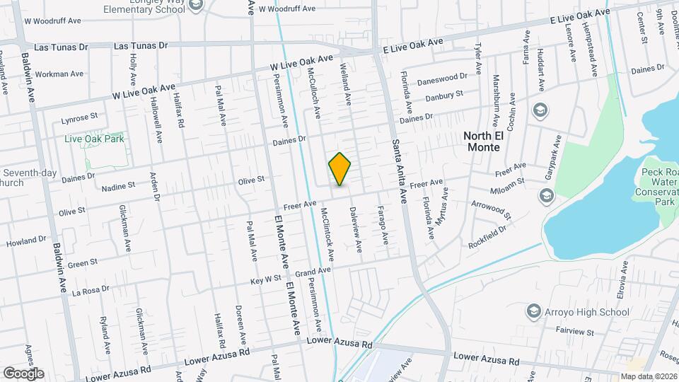 10817 Freer Ave Mapa y Detalles de la Ubicación