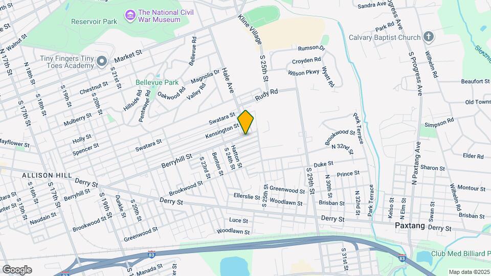 2453 Berryhill St Map and Location Details