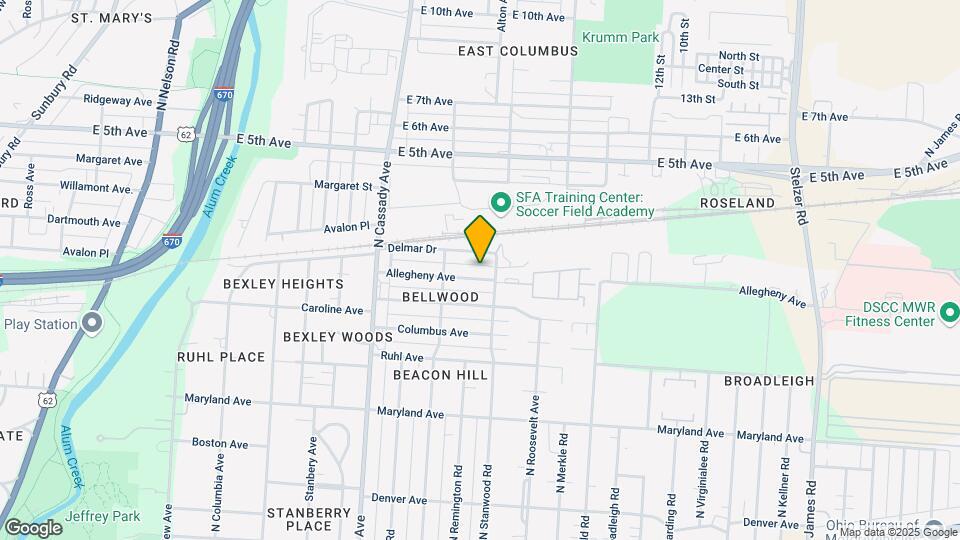 2818-2820 Allegheny Ave Map and Location Details