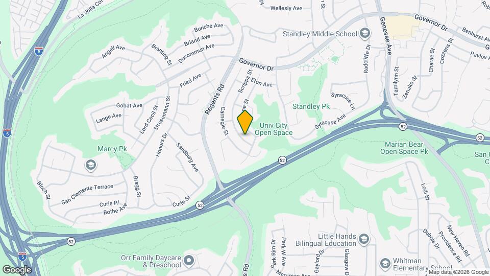 5647 Scripps St Map and Location Details