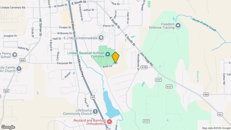 1210 Brad Cir Map and Location Details