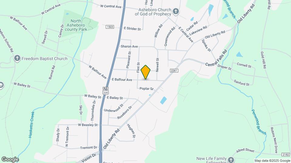 312 E Balfour Ave Map and Location Details