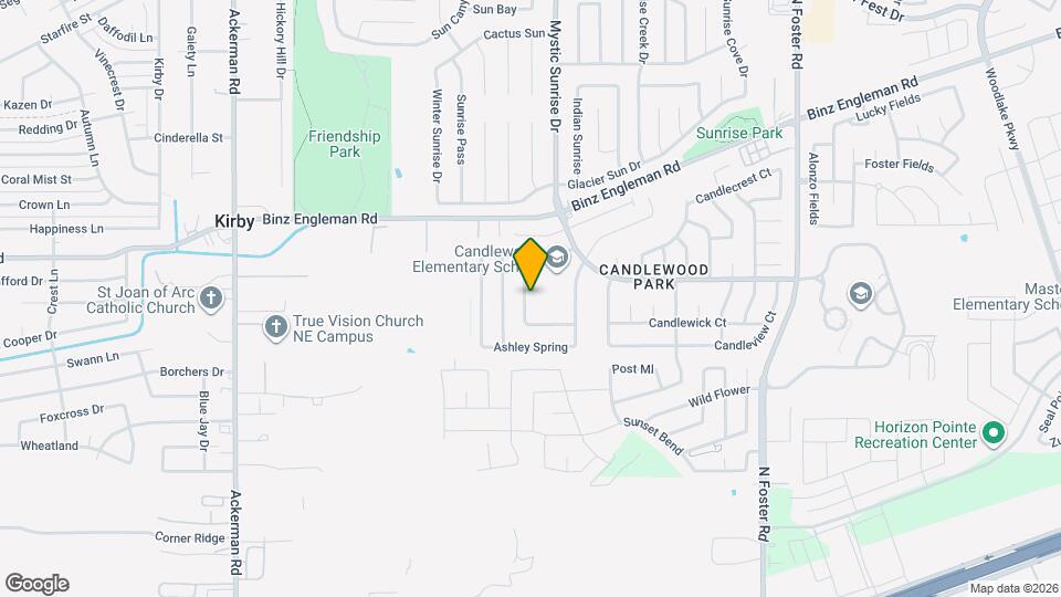 3636 Candlehill Map and Location Details