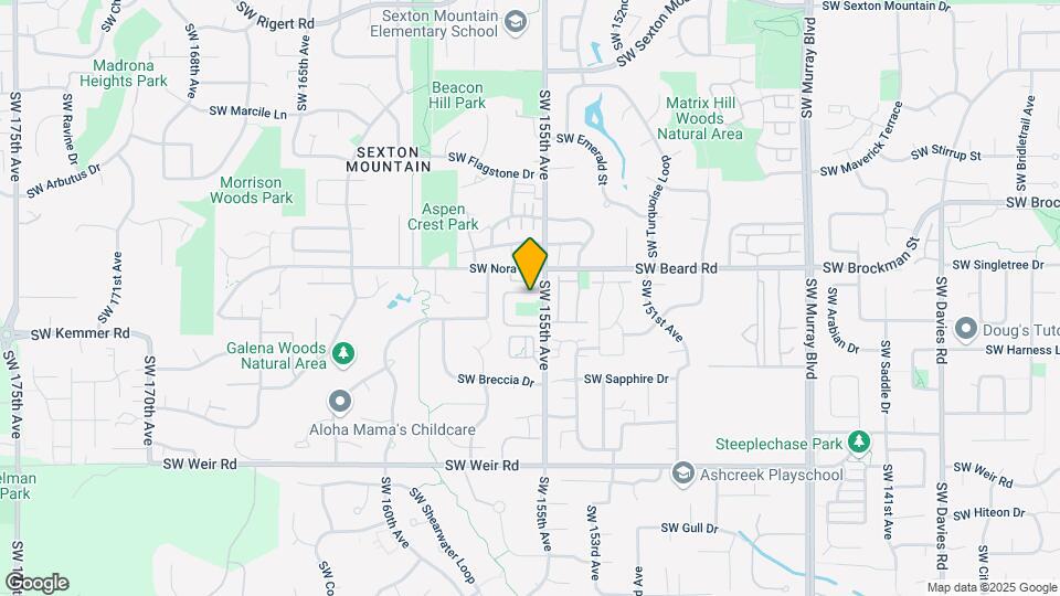 15508 SW Peridot Way Map and Location Details