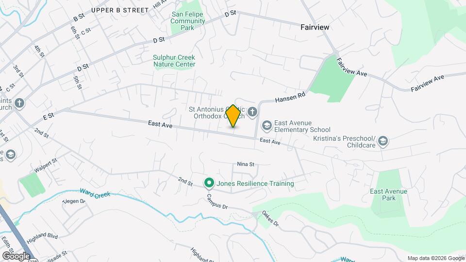 2182 East Ave Map and Location Details