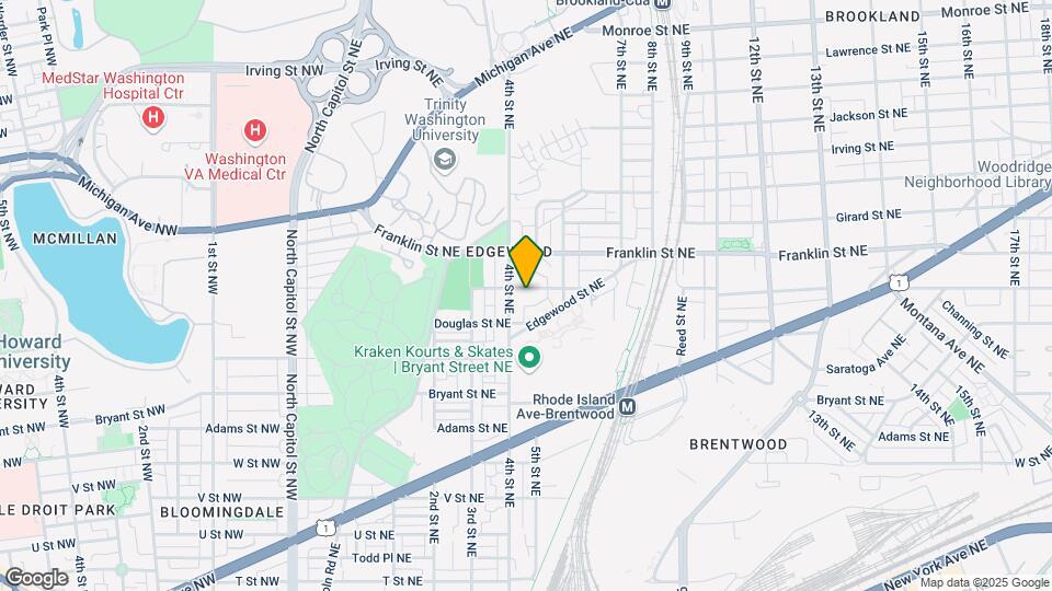 413 Evarts St NE, Unit 2 Map and Location Details
