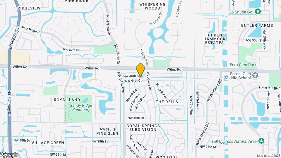 7891 NW 44th Ct Map and Location Details