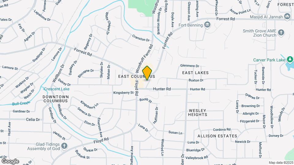 2125 Wesley Dr Map and Location Details