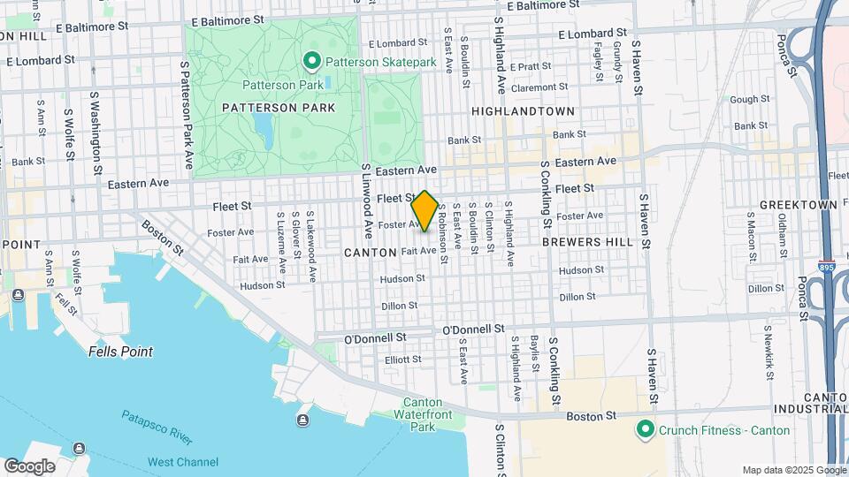 724 S Ellwood Ave Map and Location Details