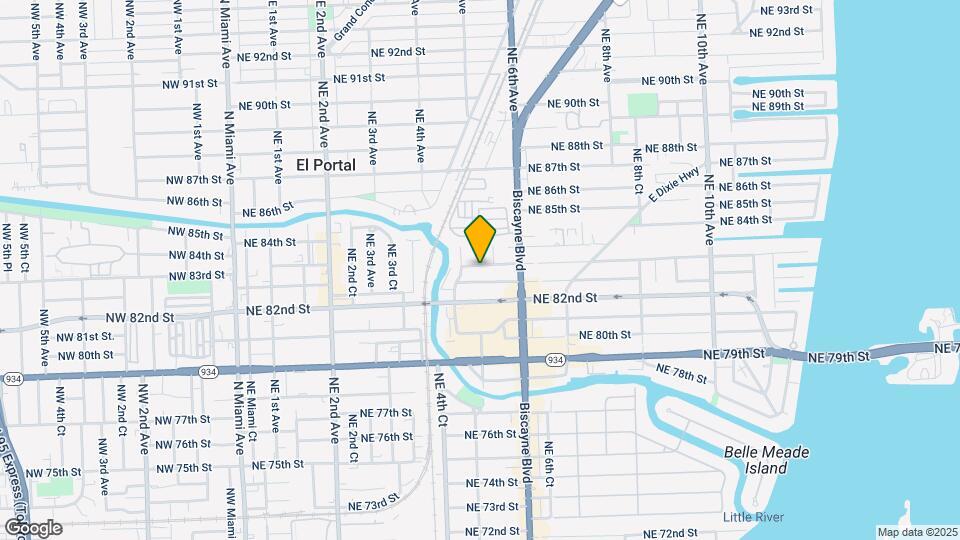 500 NE 83rd St Map and Location Details