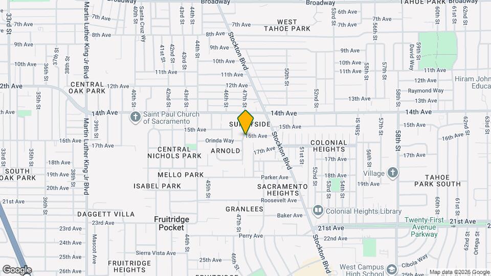 4031 47th St Map and Location Details