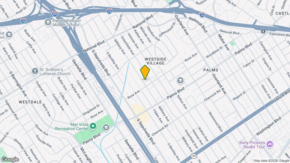 3328 Military Ave Map and Location Details