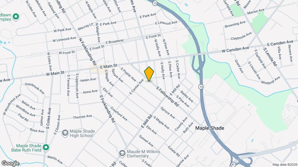 116 S Fellowship Rd Map and Location Details