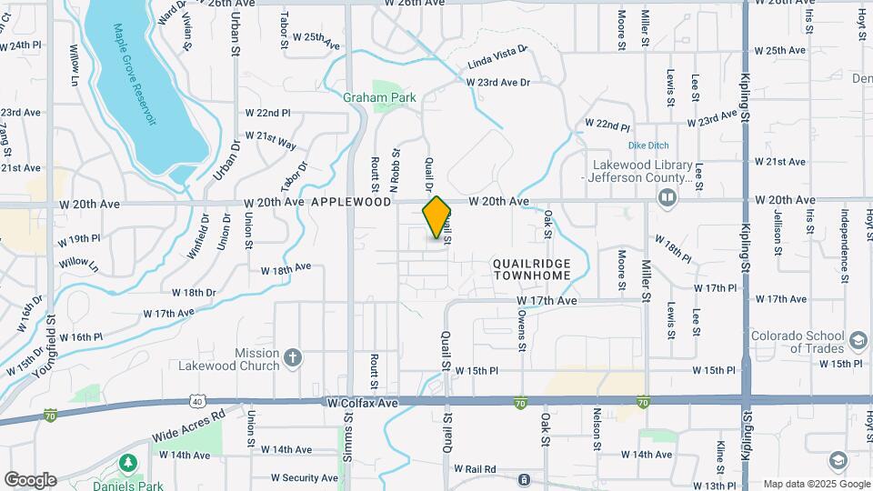 1817 Quail St Map and Location Details