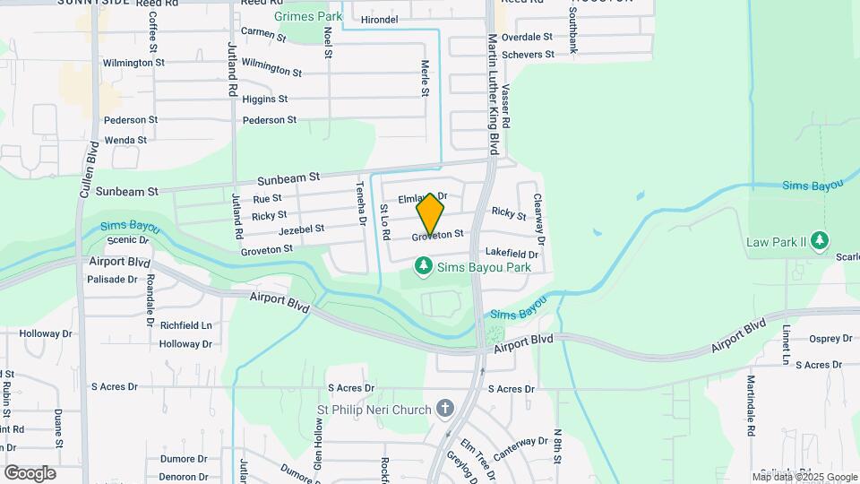 5542 Groveton St Map and Location Details