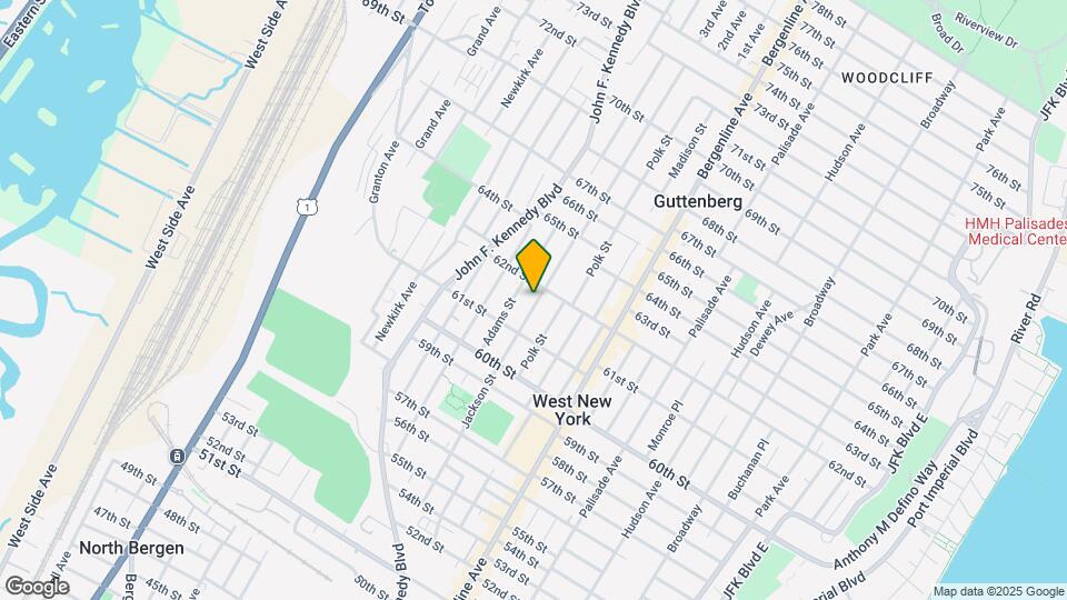 6129 Jackson St Map and Location Details