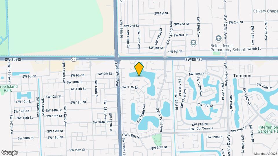 1062 SW 135th Pl Map and Location Details