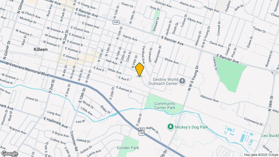 1308 Greenwood Ave Map and Location Details