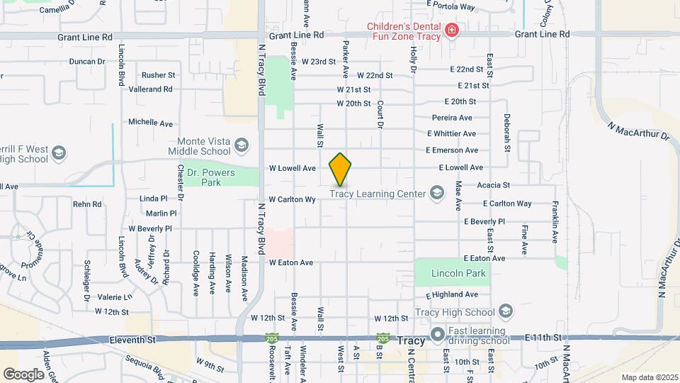 1619 Parker Ave Map and Location Details