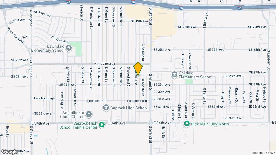2719 S Fairfield St Map and Location Details