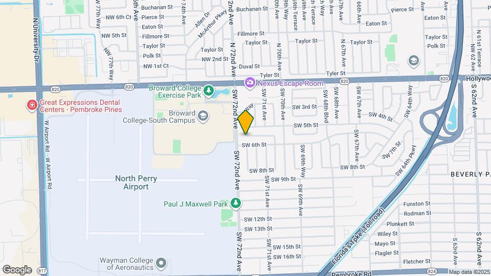 7160 SW 5th Ct Map and Location Details