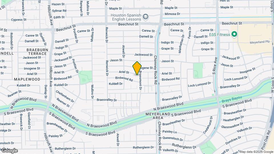 5407 Ariel St Map and Location Details