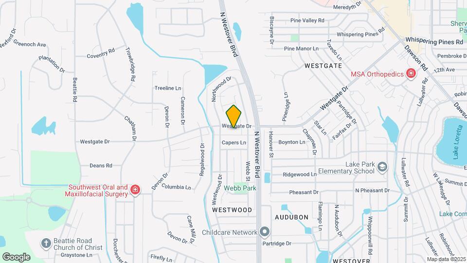 2808 Westgate Dr Map and Location Details