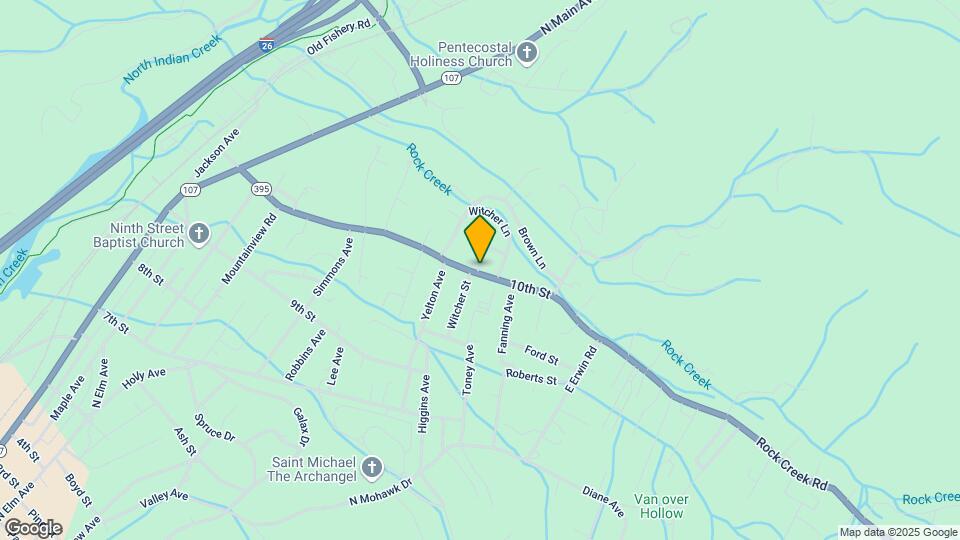 705 Rock Creek Rd Map and Location Details