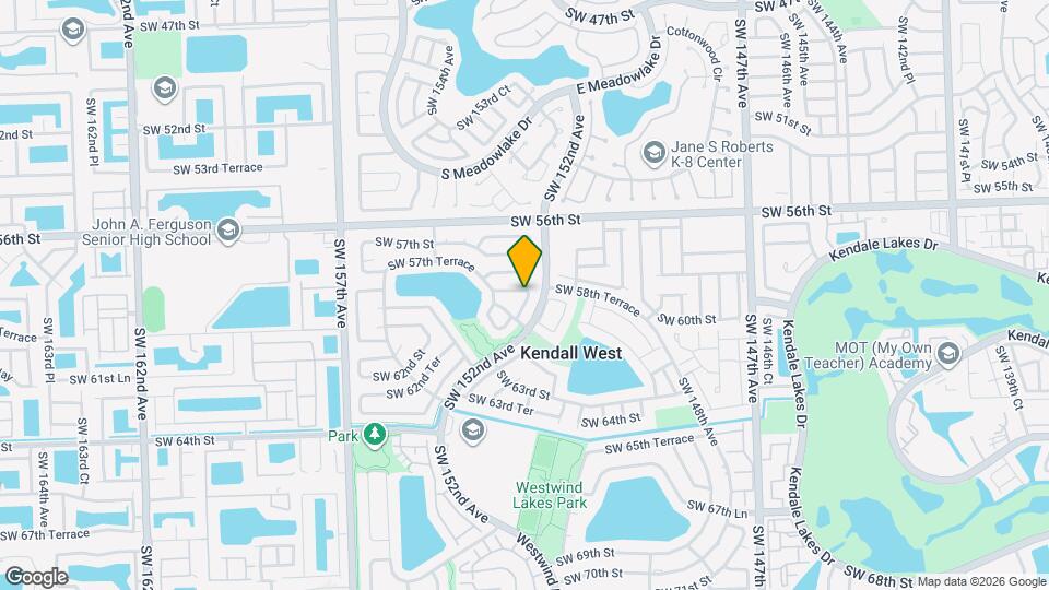 15238 SW 58th Terrace Map and Location Details