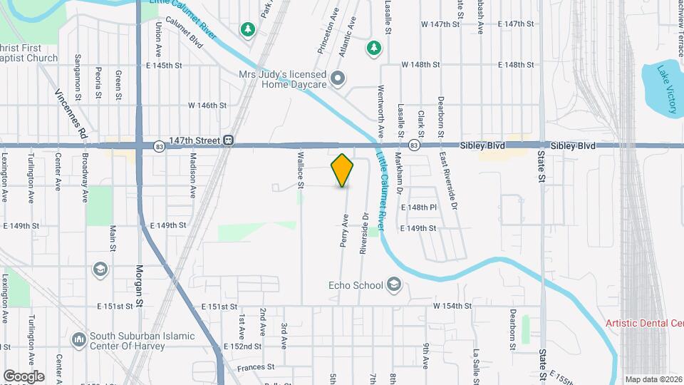 14810 Perry Ave Map and Location Details