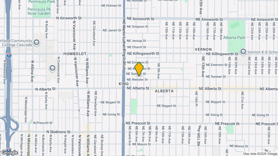 609 NE Webster St Mapa y Detalles de la Ubicación