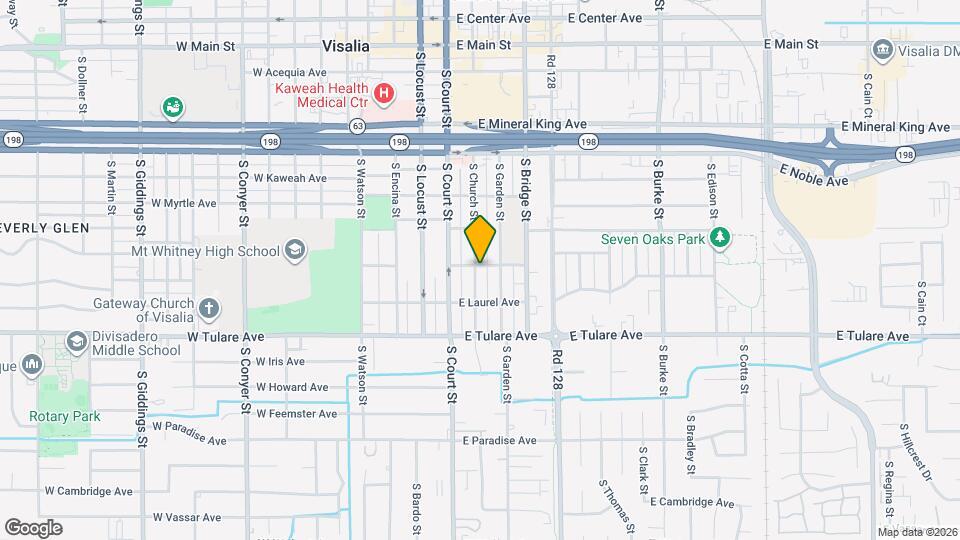 201 E Sequoia Ave Map and Location Details